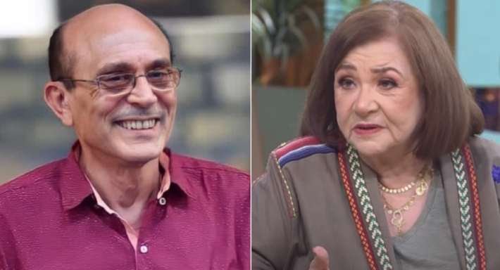 هناء الشوربجي ومحمد صبحي