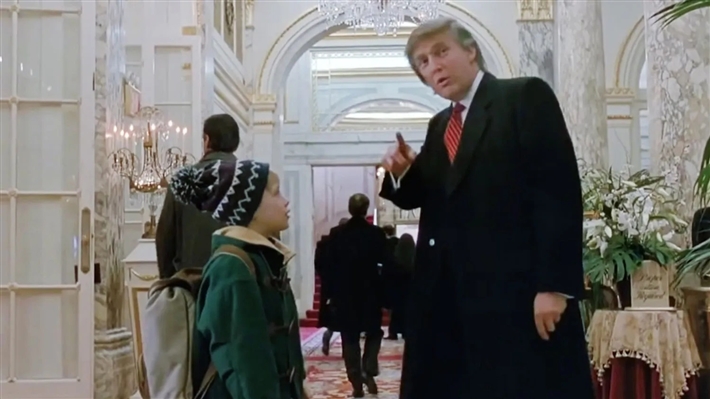دونالد ترامب في Home Alone 2