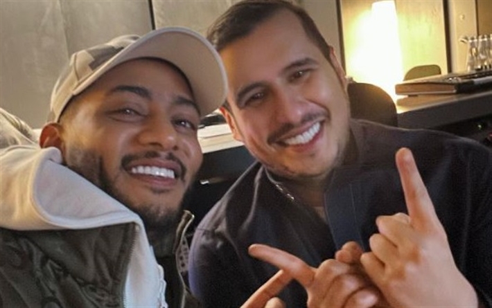 الأمير تركي بن سلمان بن عبد العزيز ومحمد رمضان