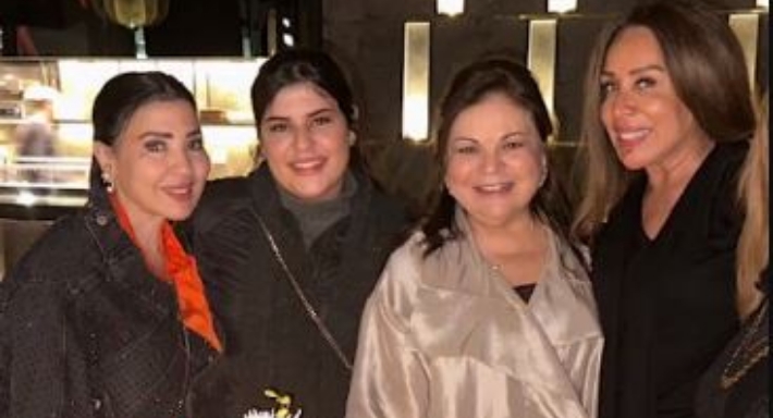 ماجدة زكي وابنتها حبيبة مع سهير جودة