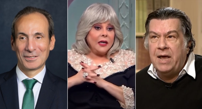 إسعاد يونس وعمار الشريعي وعمرو سليم