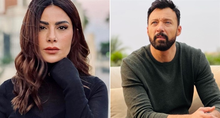 أحمد فهمي وصبا مبارك