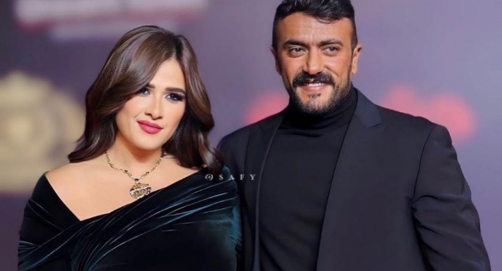 ياسمين عبد العزيز وأحمد العوضي