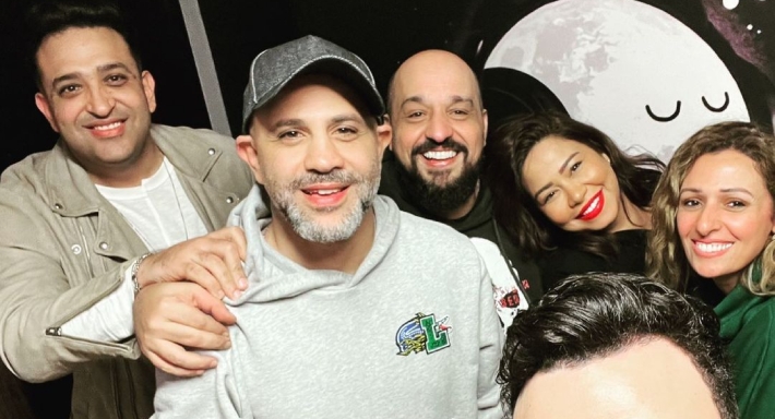 شيرين عبد الوهاب وعزيز الشافعي وتامر حسين ومدين