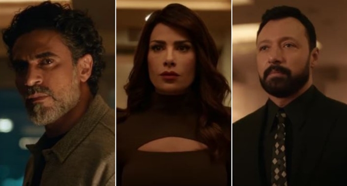 أحمد فهمي وصبا مبارك ومحمد علاء