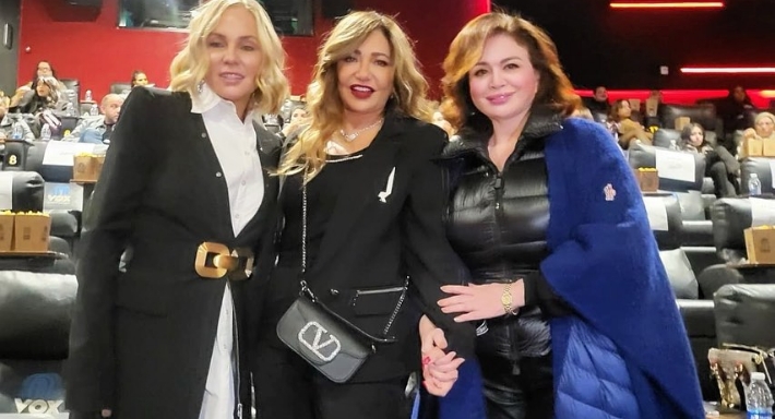 إلهام شاهين وليلى علوي وشيرين رضا