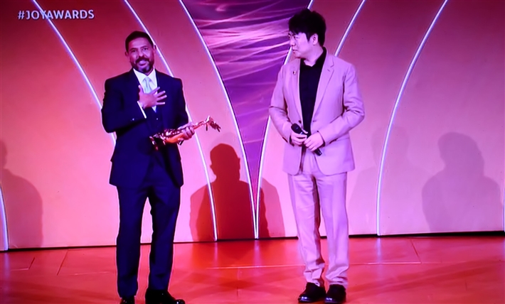 عازف البيانو العالمي الصيني لانغ لانغ وهاني فرحات