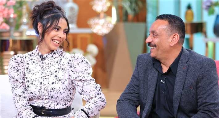 حنين الشاطر ووالدها