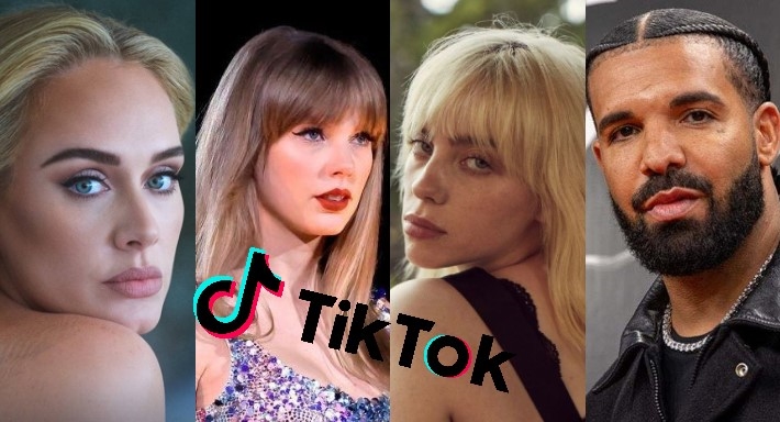 حذف أغاني أشهر نجوم الغرب من تيك توك بسبب صراع مع شركة منتجة
