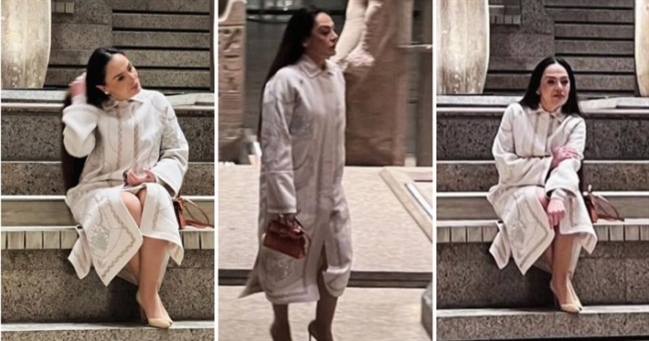 شريهان في المتحف