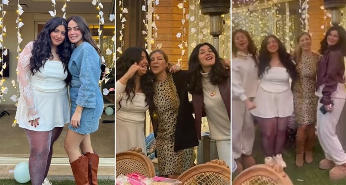 عيد ميلاد ابنة غادة عادل