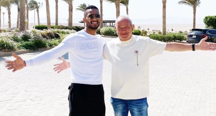 محمد رمضان ونجيب ساويرس