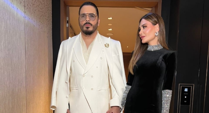 رامي عياش وزوجته