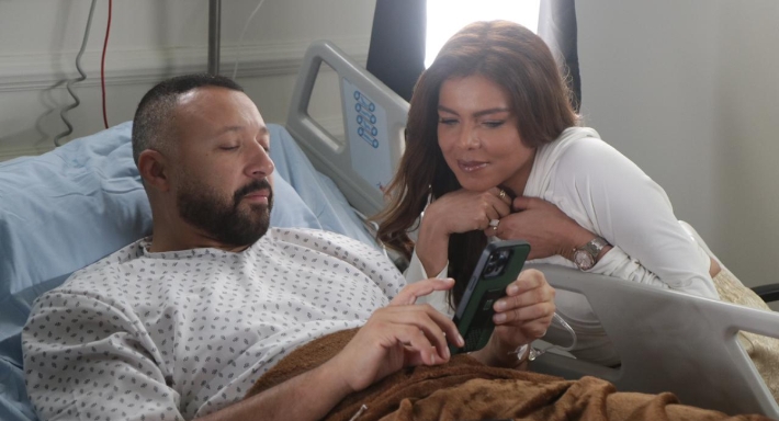 ناهد السباعي وأحمد فهمي