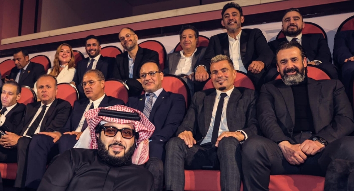 تركي آل الشيخ وعمرو دياب وعمرو مصطفى وكريم عبد العزيز