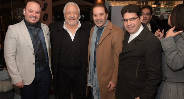 مدحت صالح في الاحتفال بتوقيع مسلسل إبن حرام