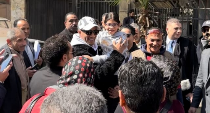 محمد رمضان وسط جمهوره