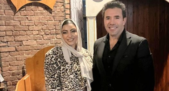 رامي وحيد وزوجته