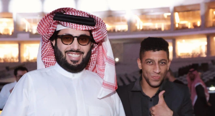 تركي آل شيخ وأحمد البرنس