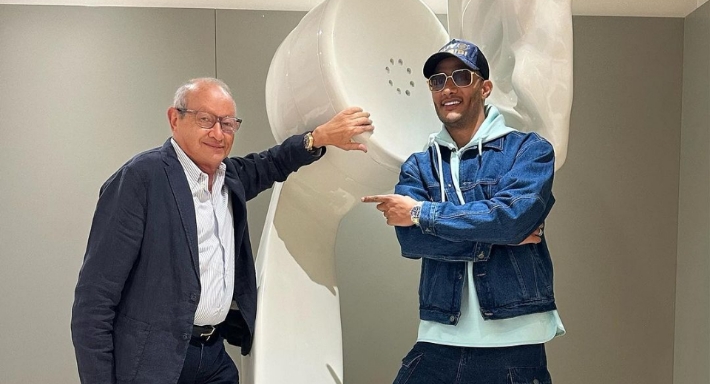 محمد رمضان ونجيب ساويرس