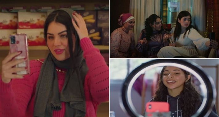 سلمى أبو ضيف وليلى أحمد زاهر وفرح يوسف وجسيكا حسام وهنادي مهنا