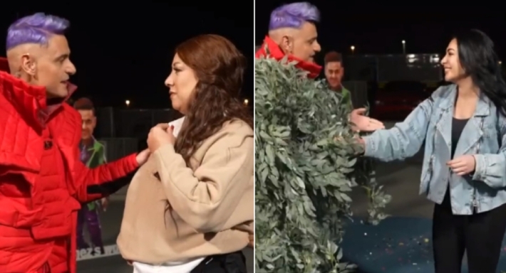 ميرهان حسين وانتصار في رامز جاب من الآخر