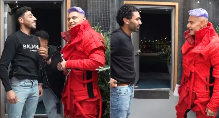 حسين الشحات وأكرم توفيق في رامز جاب من الآخر