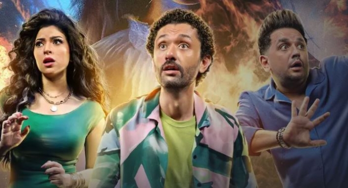 كريم محمود عبد العزيز ومصطفى خاطر وميرنا جميل