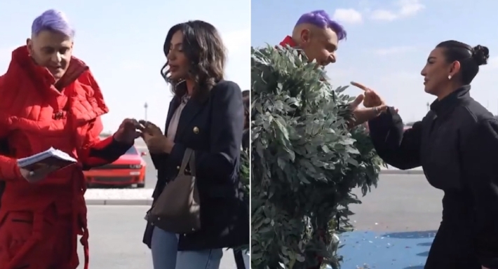 هبة الحسين ولبنى عبد العزيز في رامز جاب من الآخر