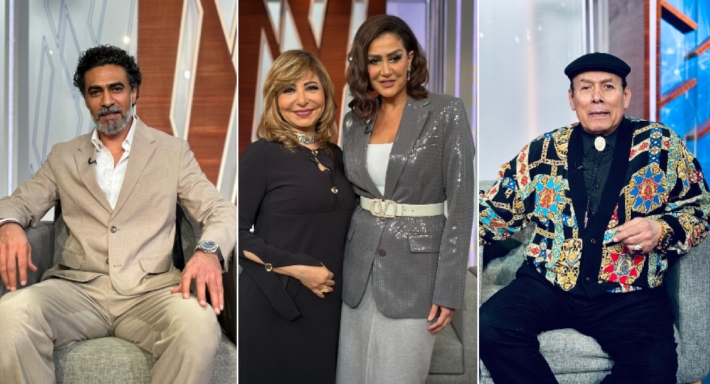 لميس الحديدي وغادة عبد الرازق وأحمد ماهر ومحمد علاء