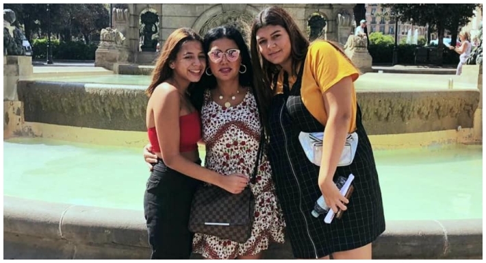 رانيا يوسف وابنتيها