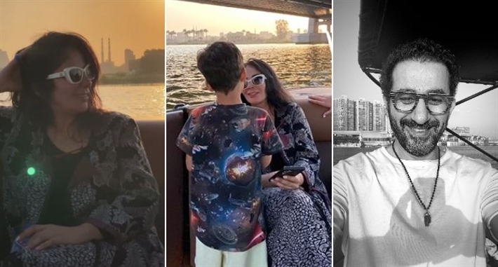 أحمد حلمي ومنى زكي