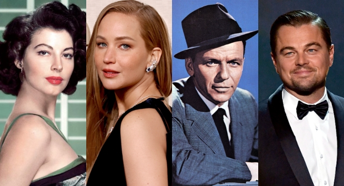 ليوناردو ديكابريو في دور فرانك سيناترا وجينيفر لورنس زوجته غيفا جادنر