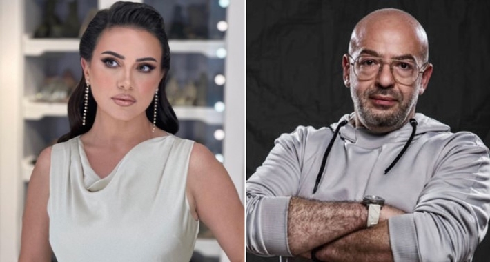 ريهام عبد الغفور والمخرج تامر نادي