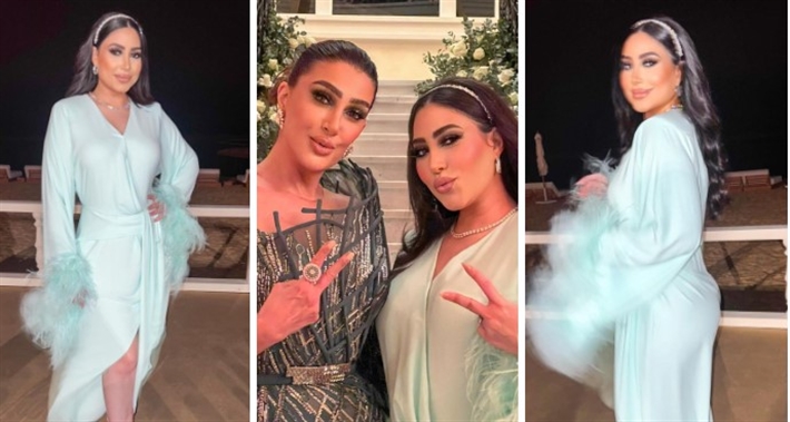 بوسي في حفل زفاف ابن أخت غادة عبد الرازق