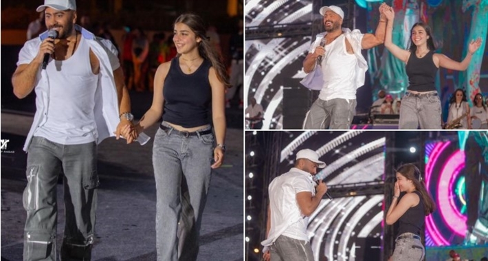 تامر حسني وتونا