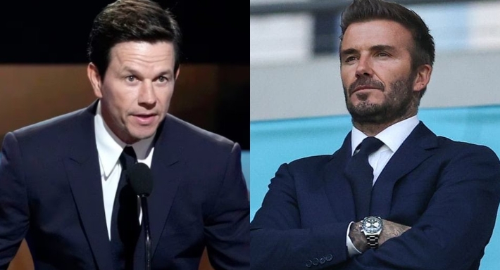 ديفيد بيكهام ومارك والبيرج