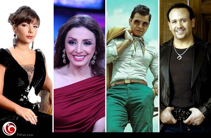 هشام عباس ومحمد محيي وأنغام وأصالة