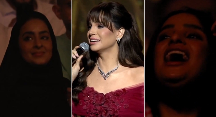 آمال ماهر في حفل جدة