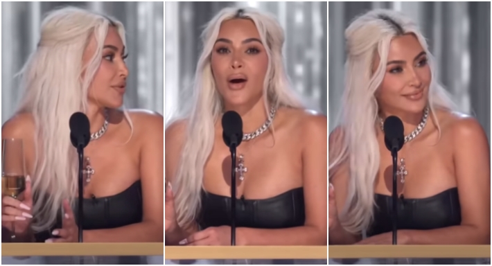 كيم كارداشيان في موقف محرج