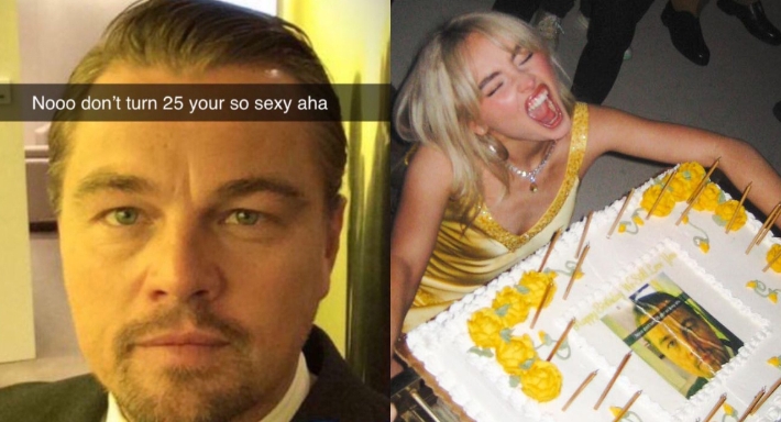 سابرينا كاربنتر وليوناردو ديكابريو 