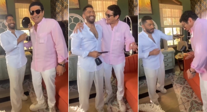 تامر حسني وباسم سمرة