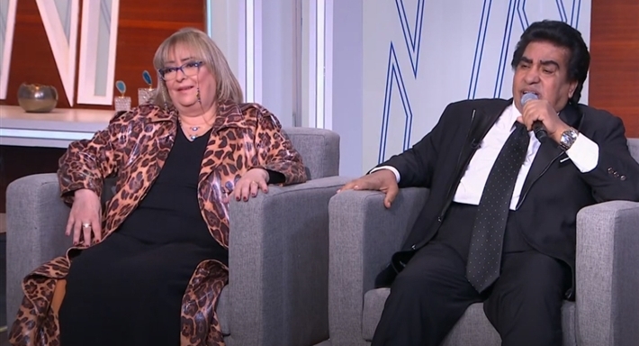 أحمد عدوية وزوجته