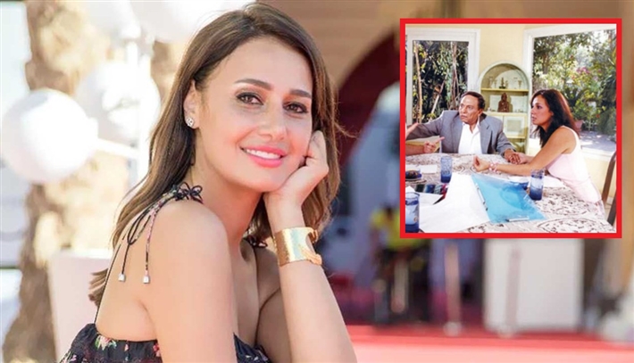 حلا شيحة وعادل إمام