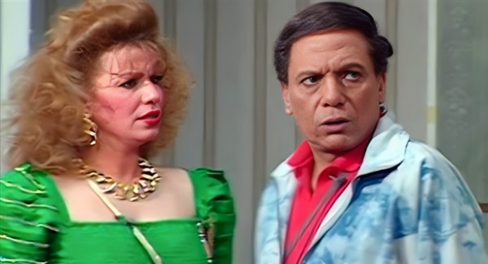 عادل إمام ومشيرة إسماعيل