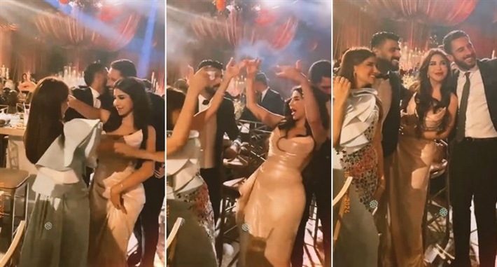 مي عمر ومحمد سامي وأميرة بدر