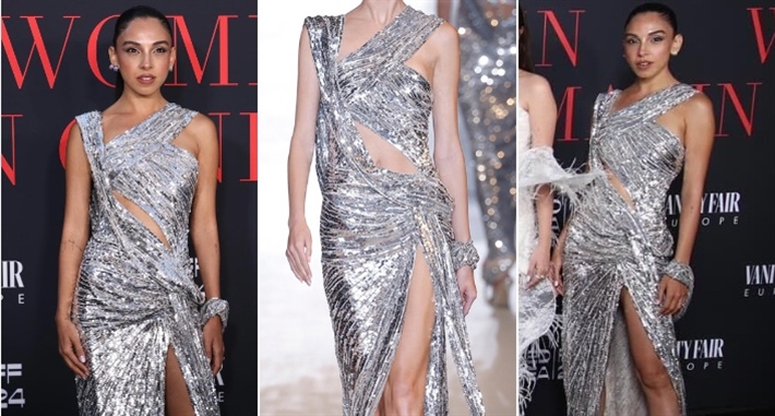 سلمى أبو ضيف بفستان من زهير مراد