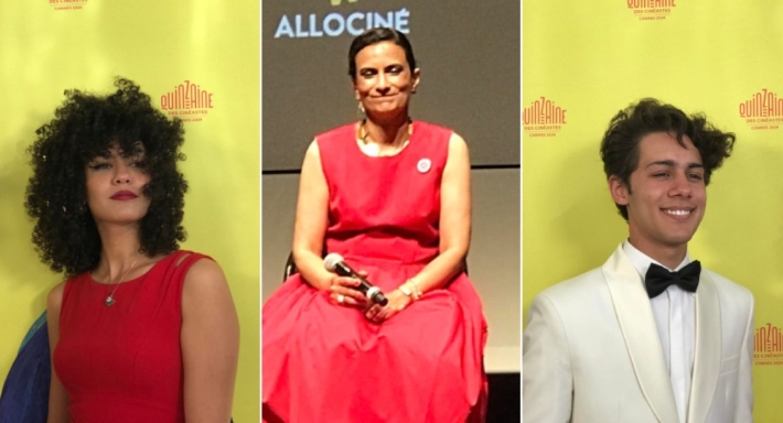 هالة القوصي وعمر رزيق وفايزة شامة