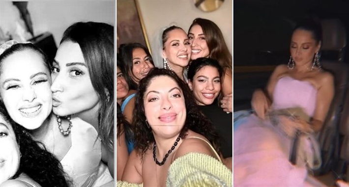 ياسمين رئيس ودينا الشربيني وصديقاتهما