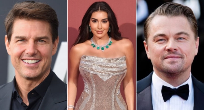 ياسمين صبري وليوناردو دي كابريو وتوم كروز